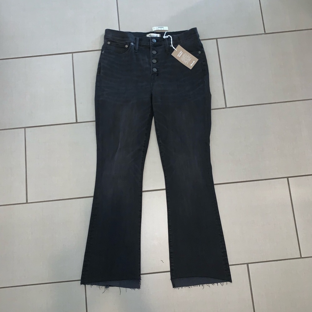 NWT Madewell Cali Demi Bootcut Asymmetrical hem